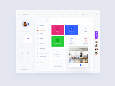 Files Dashboard adobe xd