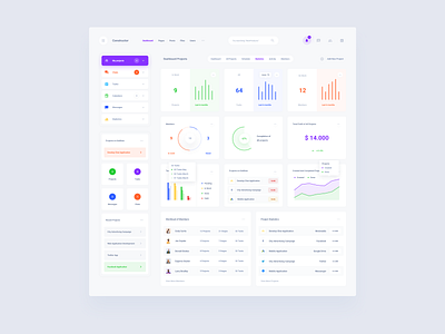 Project Statistics adobe xd