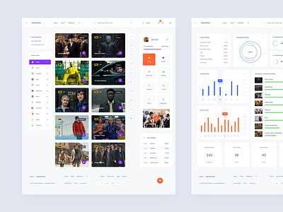 Online Cinema Dashboard adobe xd dashboard design download figma sketch ui ui kit ux web xd