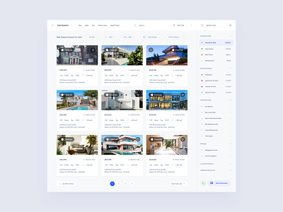 Real Estate Template components dashboard design download figma sketch ui ui kit ux web