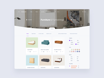 Sofa Store Kit commerce dashboard design download sketch ui ui kit ux web