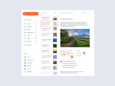 Notes Dashboard UI Kit dashboard figma sketch ui kit xd