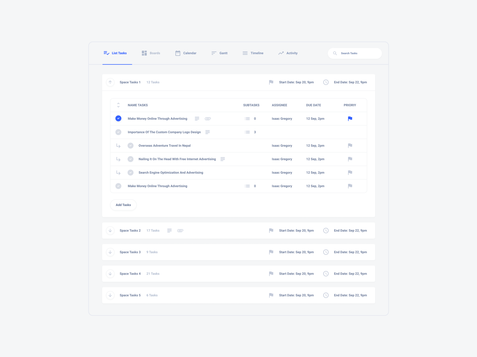 Task UI Kits by Live Spline.one on Dribbble