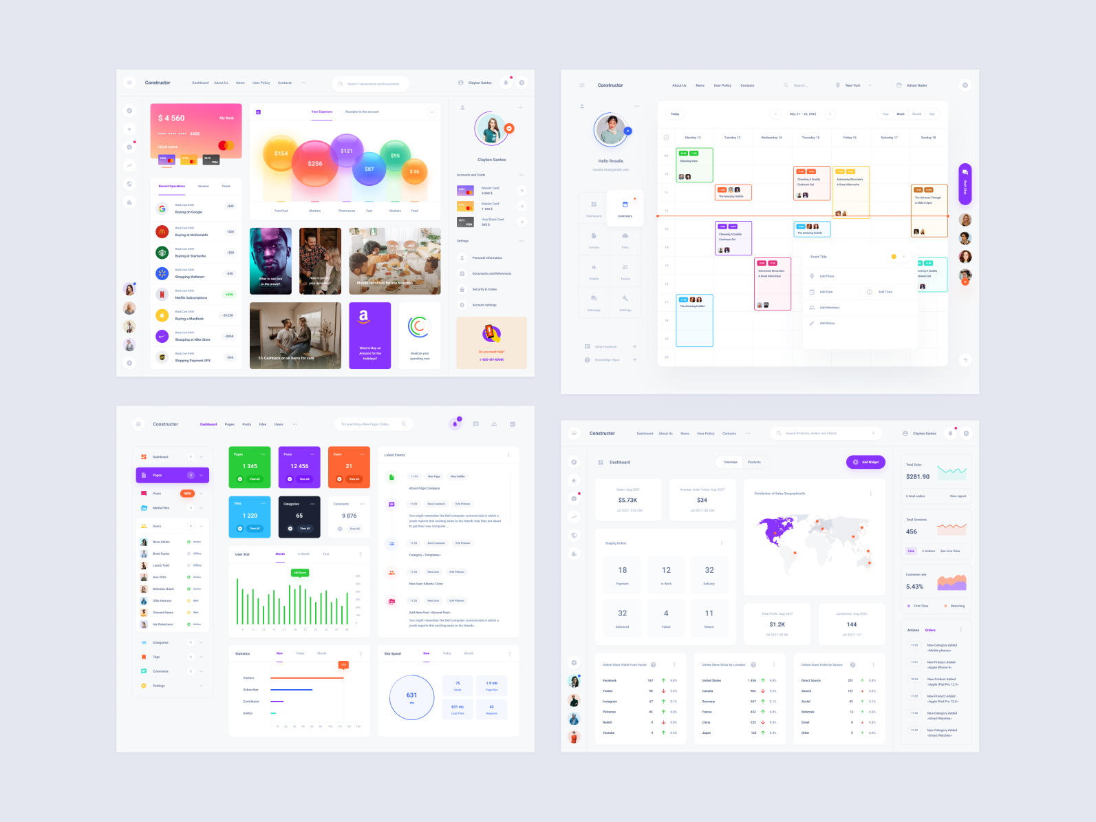 Dashboards Download by Live Spline.one on Dribbble