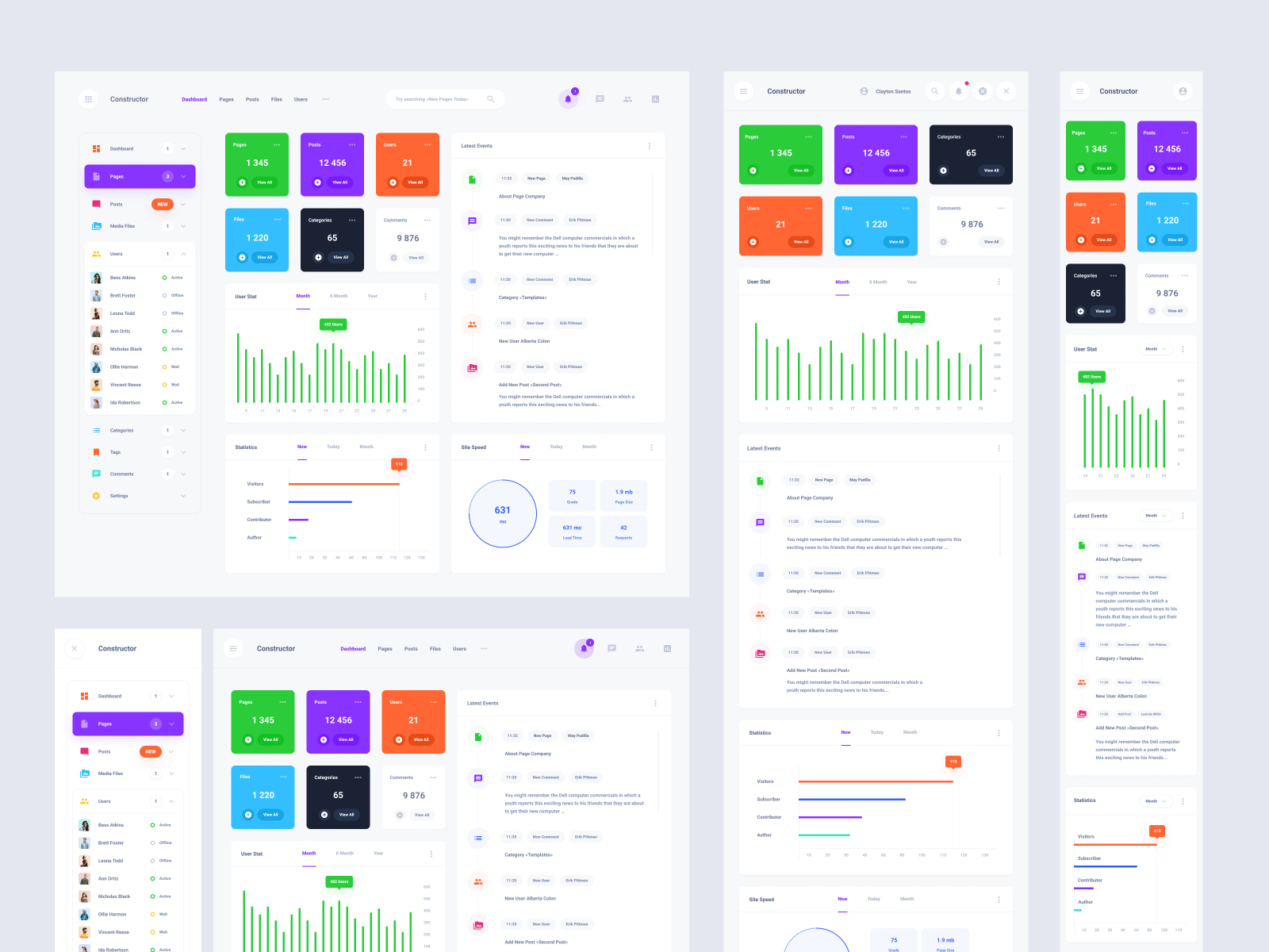 CRM Dashboard Download by Live Spline.one on Dribbble