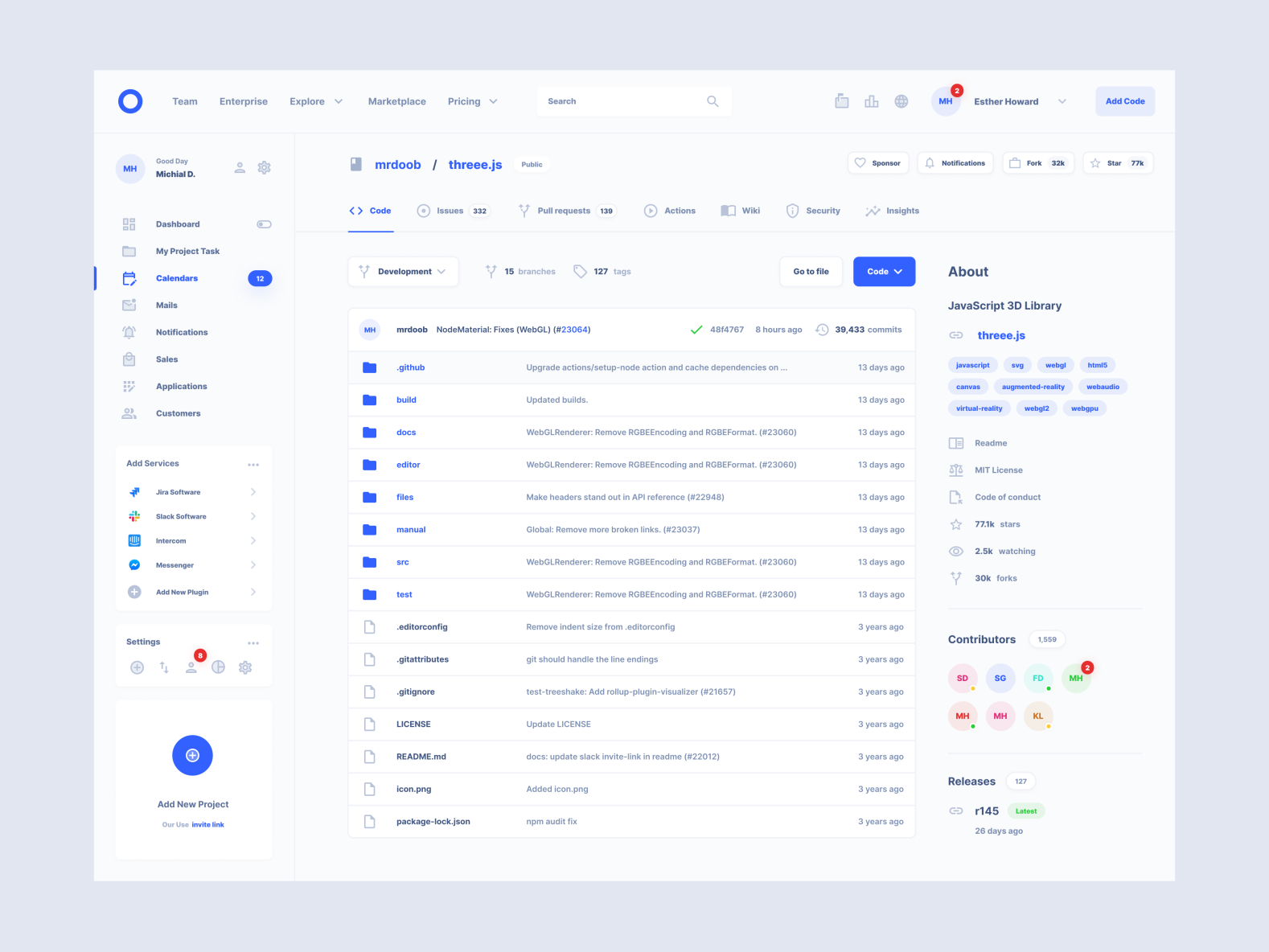 Code Repository One Design System by Live Spline.one on Dribbble