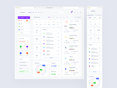 Responsive Dashboards dashboard design download product ui ui kit web