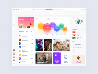 Finance Dashboard admin panel dashboard download figma product sketch ui ui kit ux web