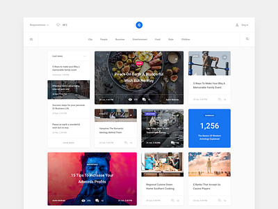 Magazine dashboard ui ui kit ux