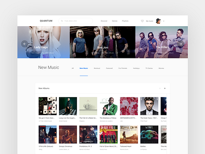 Music music ui ui kit ux