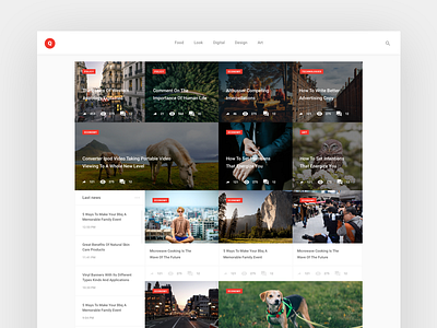 Magazine magazine ui ui kit ux