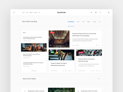 News Blog article ui ui kit ux