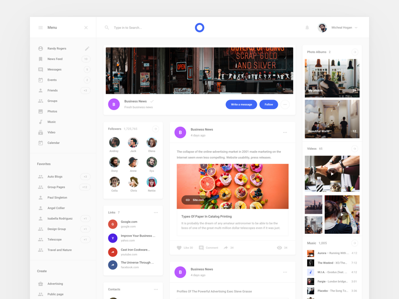 Social Network 3 by Live Spline.one on Dribbble