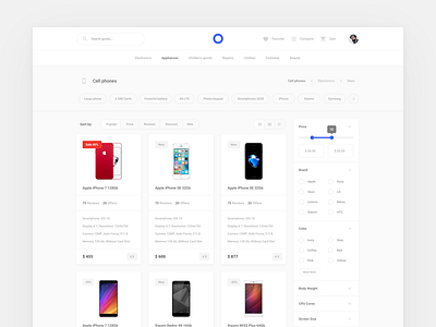 Market Application 3 commerce interface market sketch ui ui kit ux web