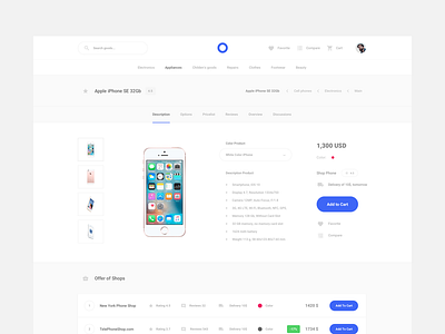 Market Application 4 commerce interface market sketch ui ui kit ux web