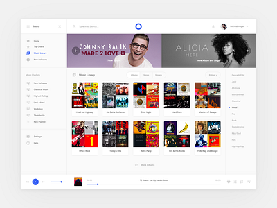 Music Application 2 interface music sketch ui ui kit ux web