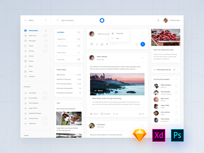 Daily UI Interface, Day 08 admin adobe xd app dashboard download psd sketch symbols ui blocks ui kit ux web