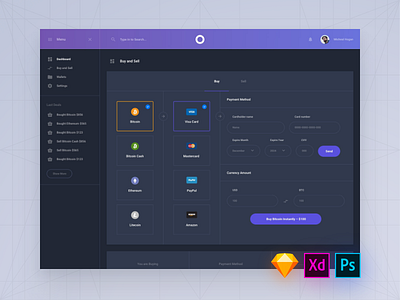 Daily UI Interface, Day 26 admin adobe xd app dashboard download psd sketch symbols ui blocks ui kit ux web