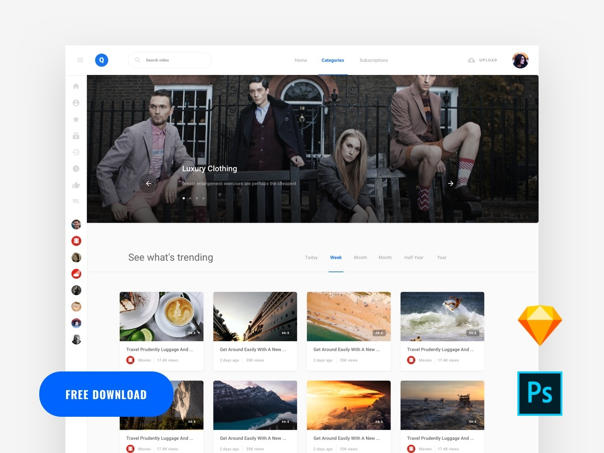 Free Video App Web By Live Splineone On Dribbble