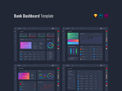 Bank Dashboard Templates by Live Spline.one on Dribbble