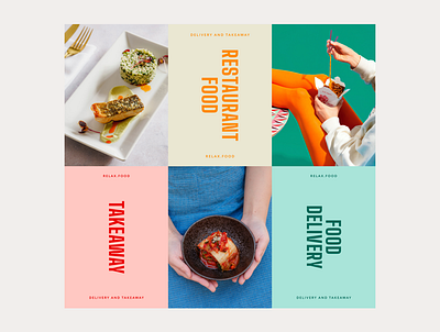 Relax.Food brand design brand identity branding delivery food graphic design identity design takeaway