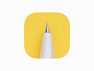 Pen/Note Icon app document icon illustration mobile note note app pen text web word write