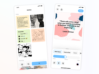 Stickies - Pin your ideas to Home Screen by Phi Hiếu on Dribbble