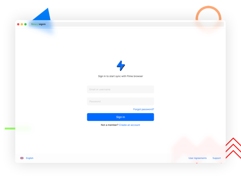 Login page and minimal browser mockup (Downloadable) animation app browser browsers design flat fluent fluent design icon illustration logo mac app mac osx minimal ui ux vector web windows 10 windows app