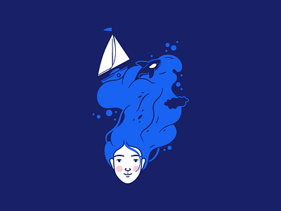 sea haircut by Davydova Maria on Dribbble