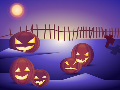 Halloween creepy cute halloween illustration pumpkin trick or treat vector