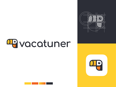 vacatuner logo icon logo vector