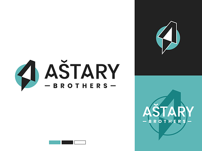 Aštary Brothers Logo branding design icon logo vector