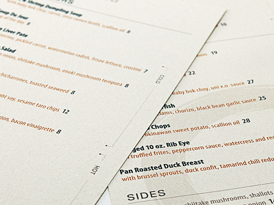 Restaurant menu menu print design restaurant