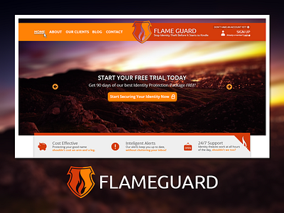 Flame Guard Website Design