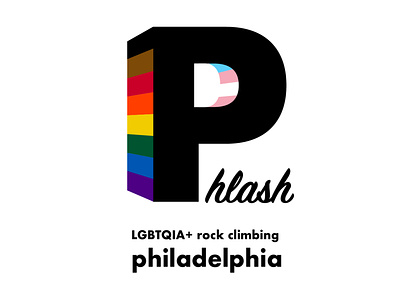 Philly Queer Climbing branding design gay pride graphic design illustration logo queer