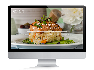 By Design Catering branding branding elements design rebrand responsive design web design