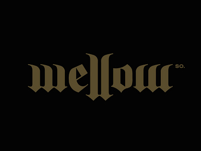 Mellow Society Logo Design logo typo