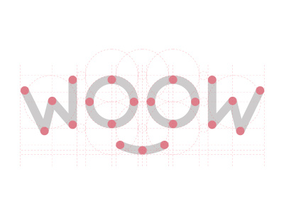 WooW - Grid for Branding Project art direction brand identity branding graphic design grid grid logo logo logo design typography