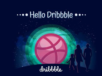 Hello Dribbble branding flat icon ui ux web