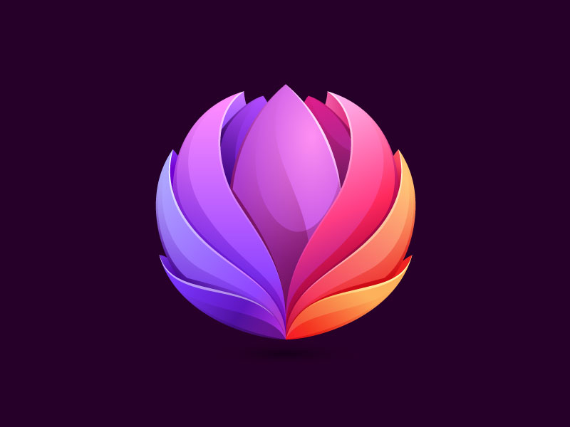 Lotus Icon By Roma Korolev (kaer Logo) On Dribbble