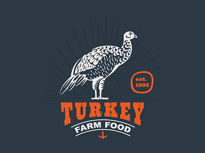 Turkey bird vintage silhouette emblem bird emblem logo mark silhouette turkey vintage