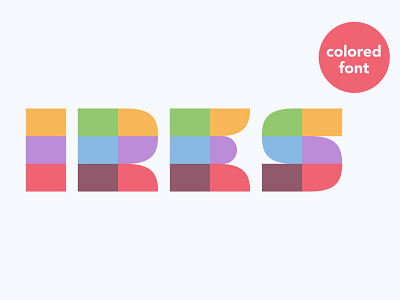 Ires colored font