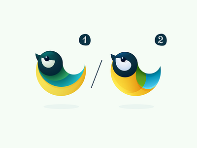 Tit bird logo concepts.