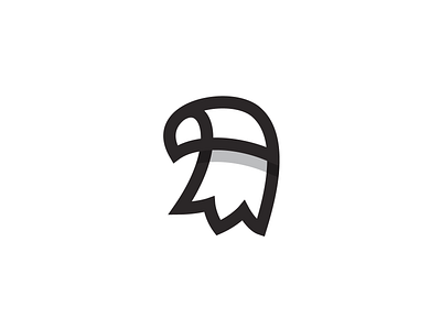 Eagle head logo concept