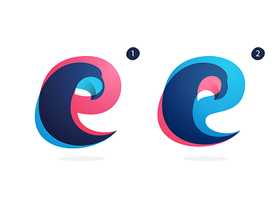E + eagle head options. Which one do you prefer? e eagle head icon identity letter e logo multiply