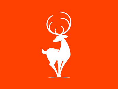 Deer silhouette logo