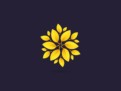 Gold laurel wreath by Roma Korolev (kaer logo) on Dribbble