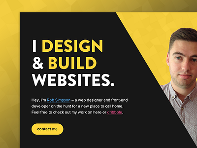 Rob Simpson Landing Page