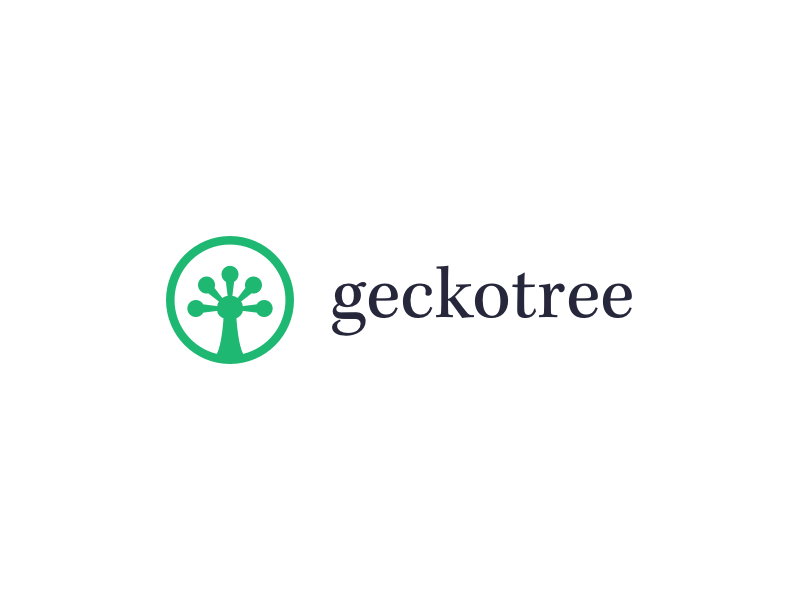 Geckotree Logo bradning geckotree logo