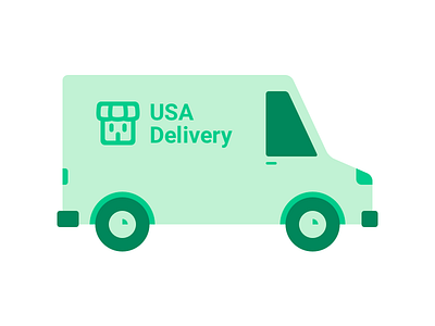 Delivery Van Illustration
